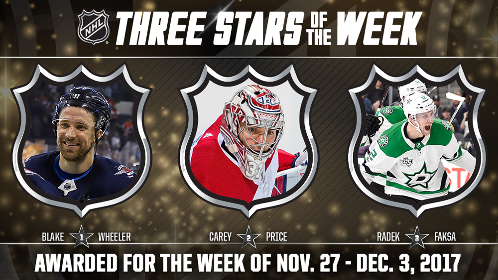 Stars of the Week, Wheeler, Price, Faksa