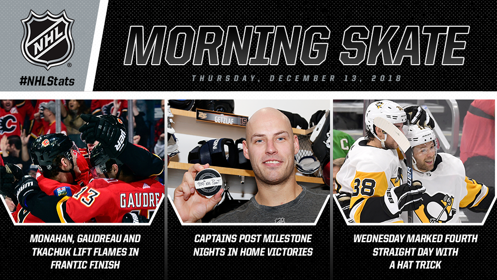 NHL Morning Skate – Dec. 13, 2018