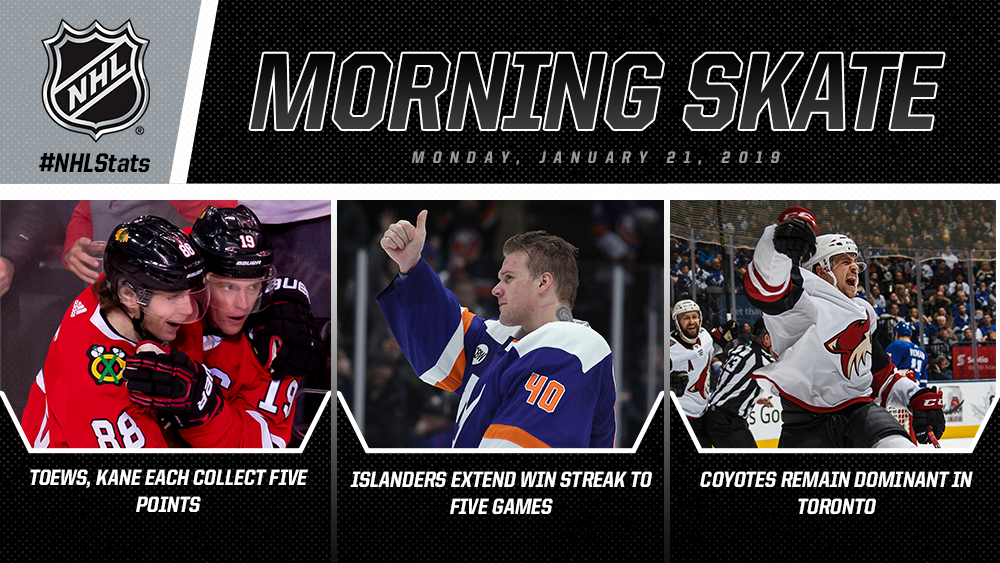 NHL Morning Skate – Jan. 21, 2019
