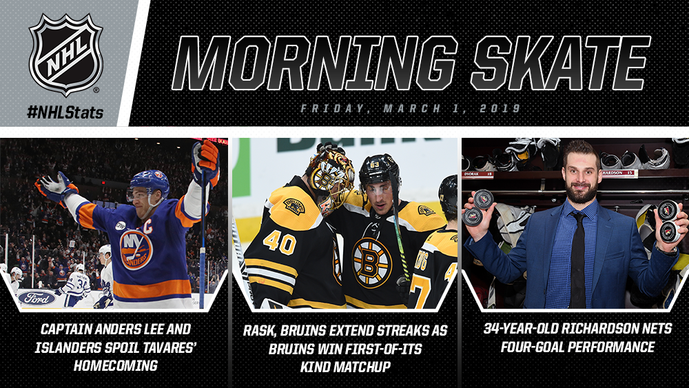 NHL MORNING SKATE