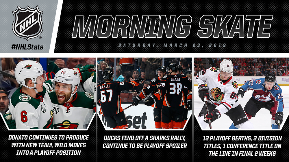 NHL Morning Skate – March 23, 2019