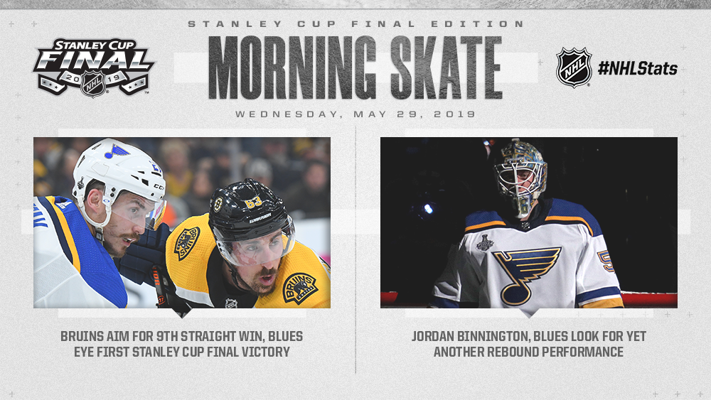 NHL Morning Skate: Stanley Cup Final Edition - May 29, 2019