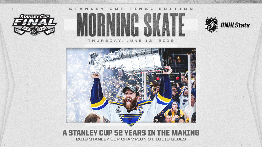 NHL Morning Skate: Stanley Cup Final Edition — June 13, 2019