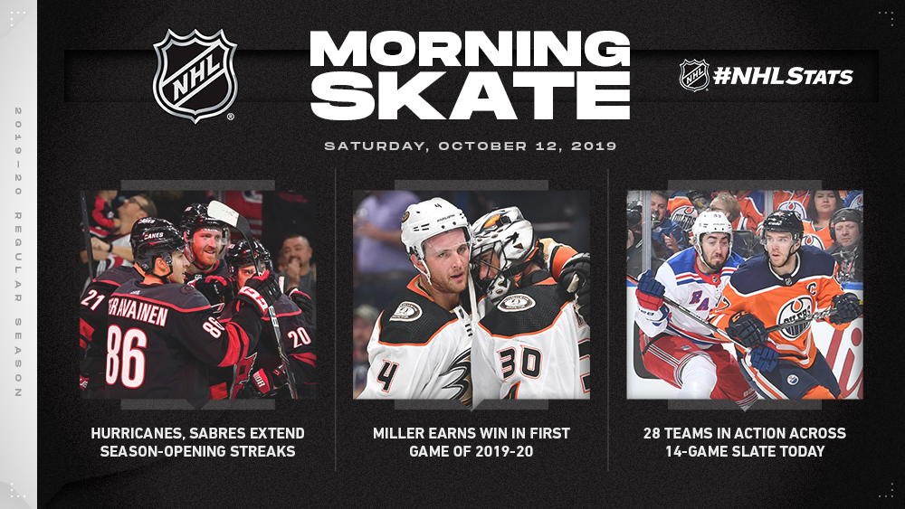 NHL Morning Skate — Oct. 12, 2019