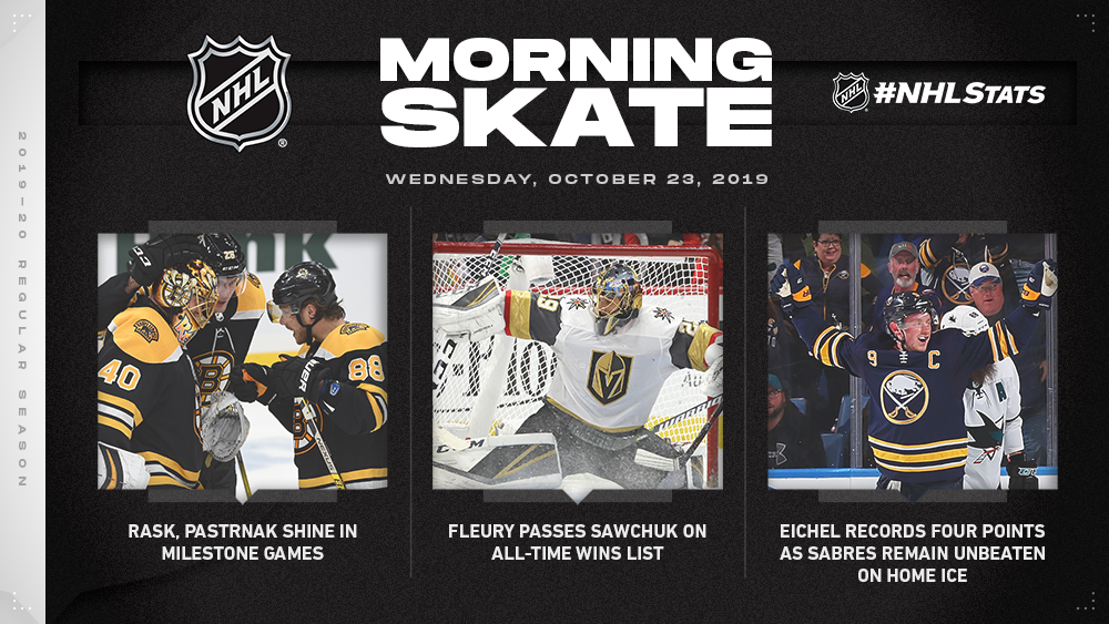 NHL Morning Skate — Oct. 23, 2019