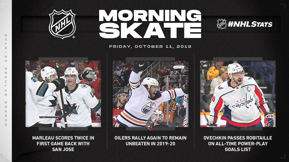 NHL Morning Skate – Oct. 11, 2019
