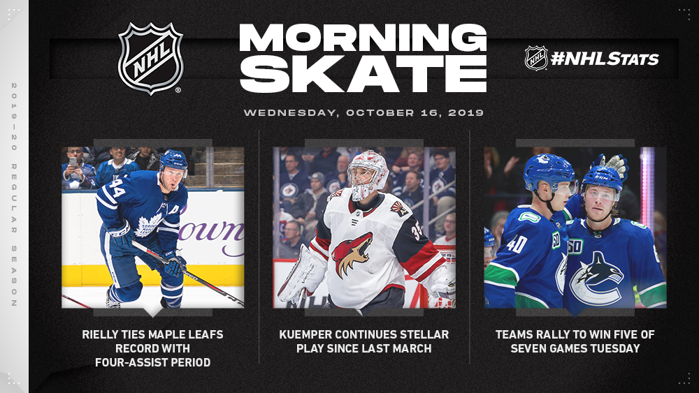 NHL Morning Skate – Oct. 16, 2019