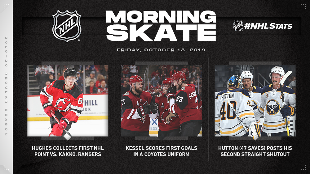 NHL Morning Skate — Oct. 18, 2019