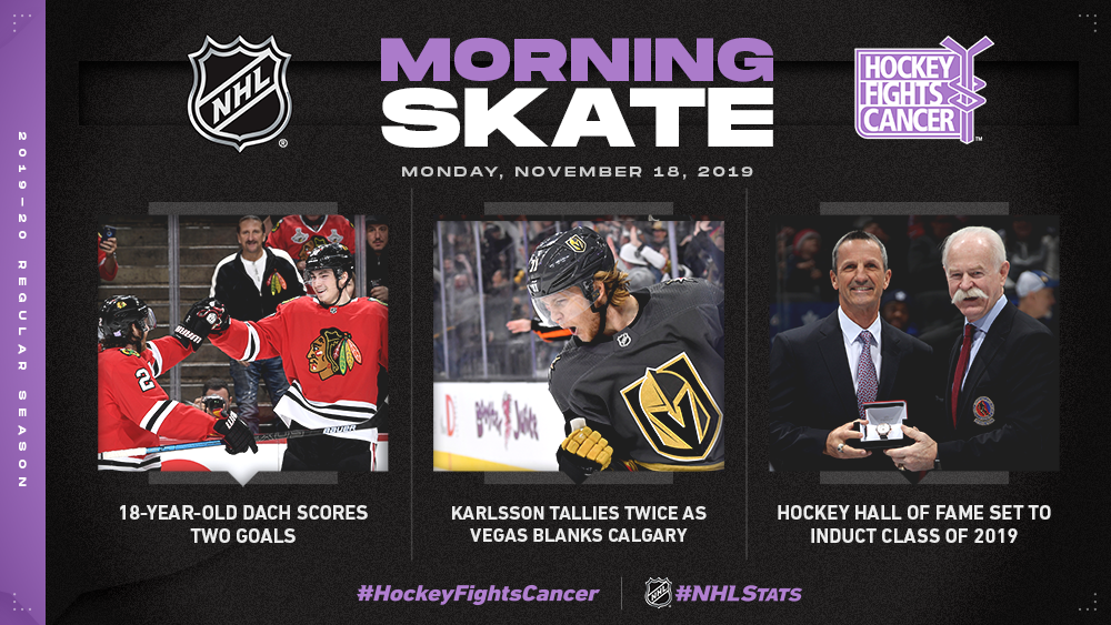 NHL Morning Skate — Nov. 18, 2019