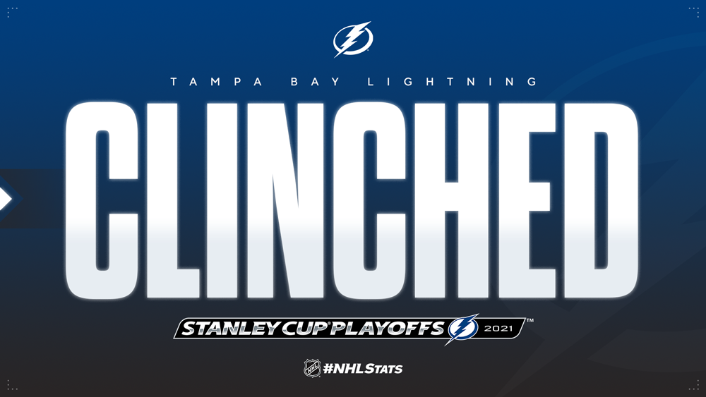  Media Site - News - Defending Champion Lightning Clinch Fourth  Straight Playoff Berth