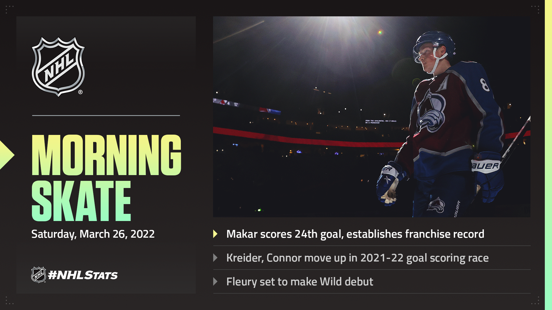 NHL Morning Skate – March 26, 2022