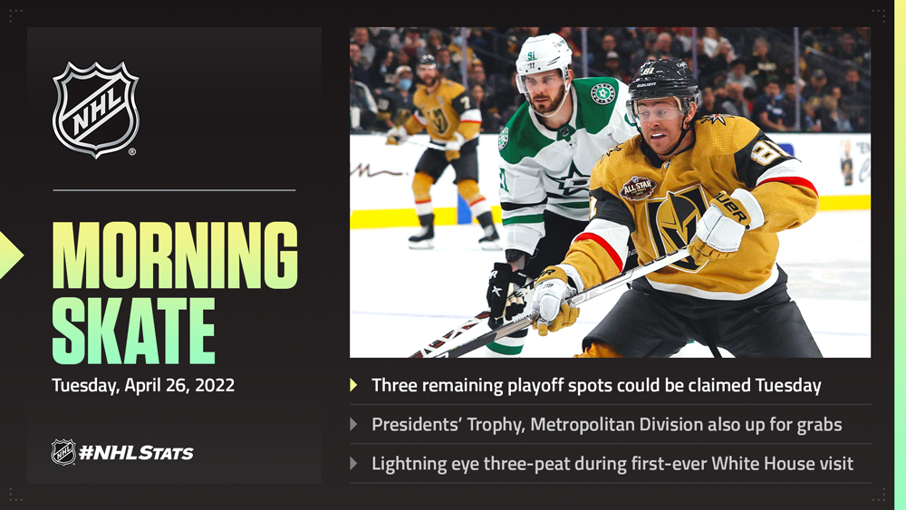 NHL Morning Skate – April 26, 2022