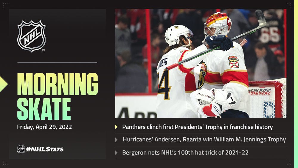 NHL Morning Skate – April 29, 2022