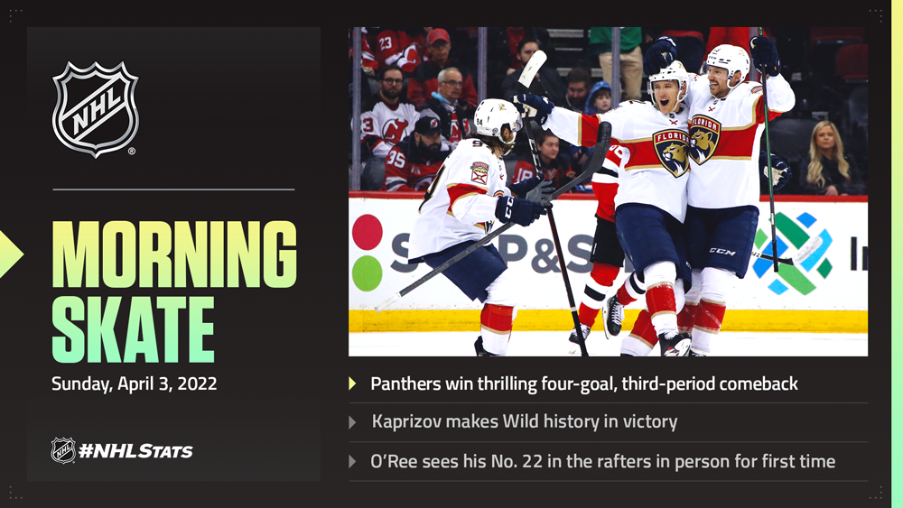 NHL Morning Skate – April 3, 2022