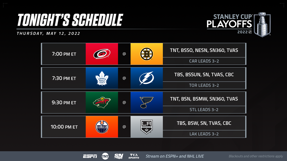 NHL.com Media Site - News - 2021 Stanley Cup Playoffs First Round Schedule