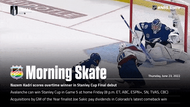 NHL Morning Skate: Stanley Cup Final Edition – June 23, 2022