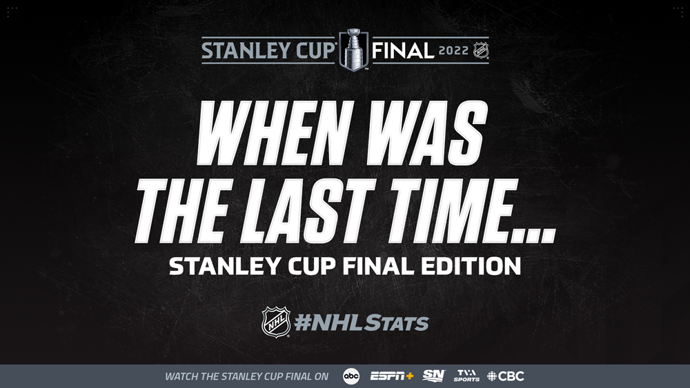#NHLStats Pack: When Was the Last Time... Stanley Cup Final Edition