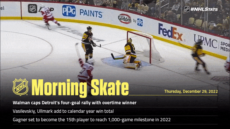 NHL Morning Skate – Dec. 29, 2022
