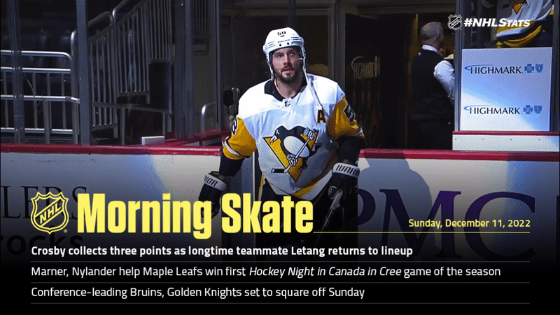 NHL Morning Skate – Dec. 11, 2022