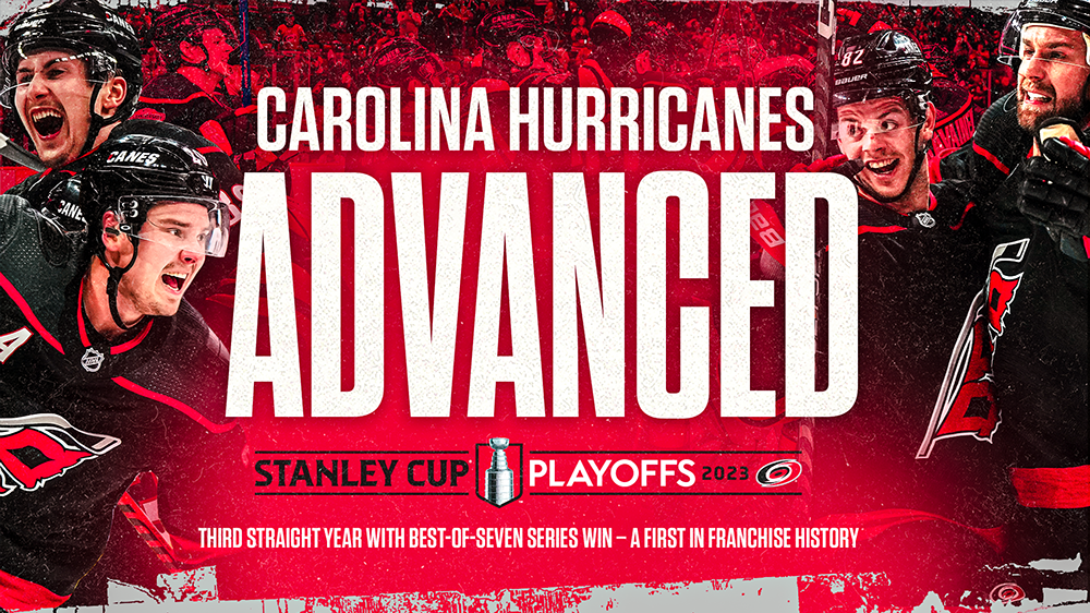 NHL Playoffs  Hurricanes clinch series with 2-1 overtime win at