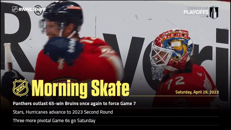 NHL Morning Skate: Stanley Cup Playoffs Edition – April 29, 2023