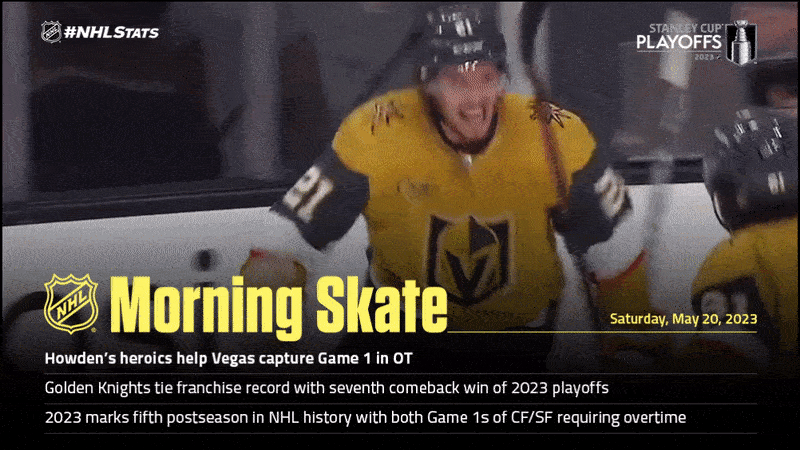 NHL Morning Skate: Stanley Cup Playoffs Edition – May 20, 2023