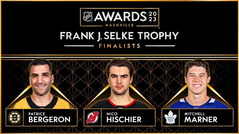 Boston Bruins forward Patrice Bergeron named finalist for Selke Trophy