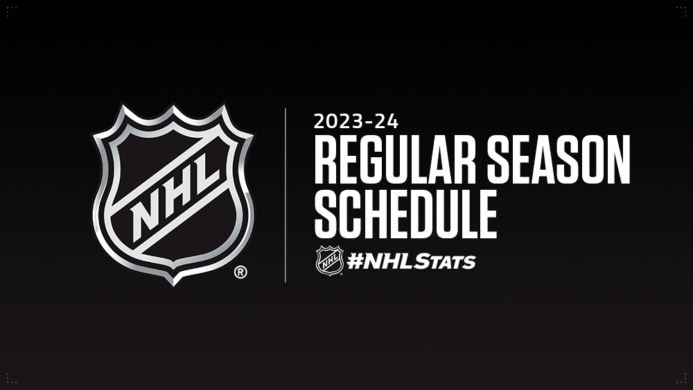 NHL.com Media Site - News - #NHLStats Pack: 2023-24 Regular Season Schedule