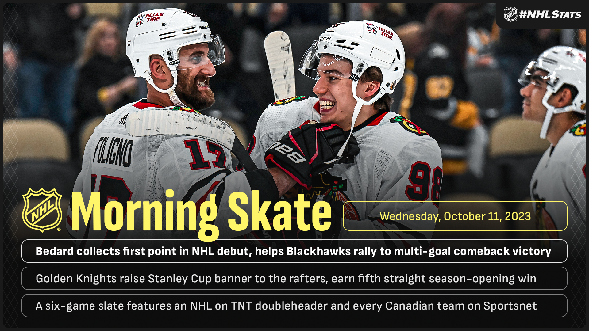 NHL Media Site News NHL Morning Skate NHL Face Off