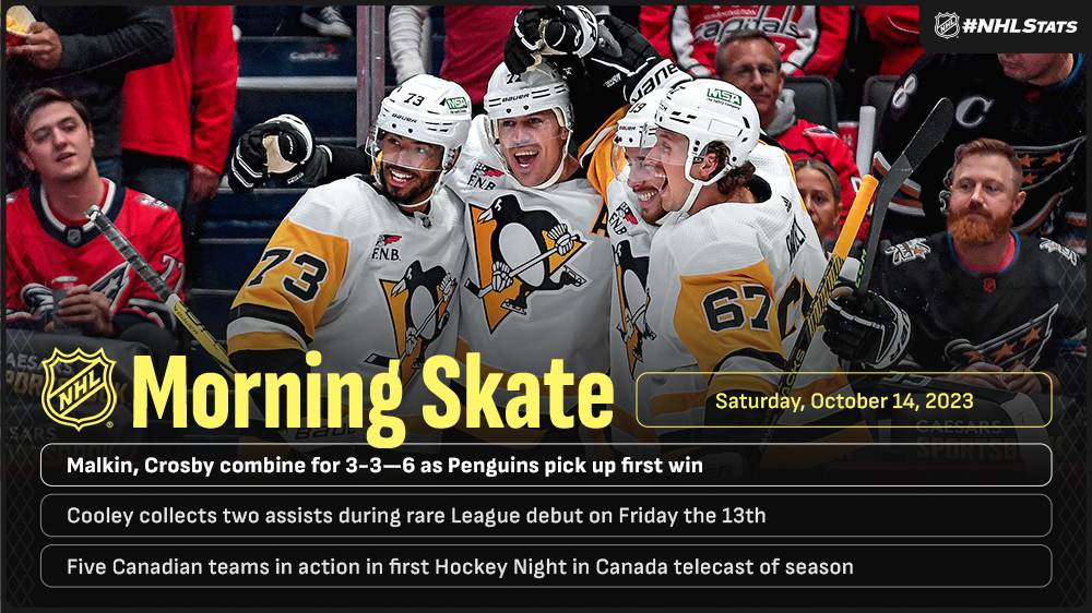 NHL Morning Skate: NHL Face-Off Edition – Oct. 14, 2023