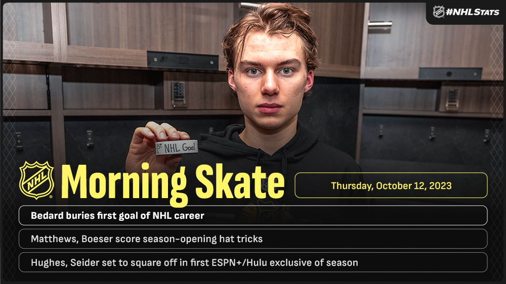 NHL Morning Skate: NHL Face-Off Edition – Oct. 12, 2023
