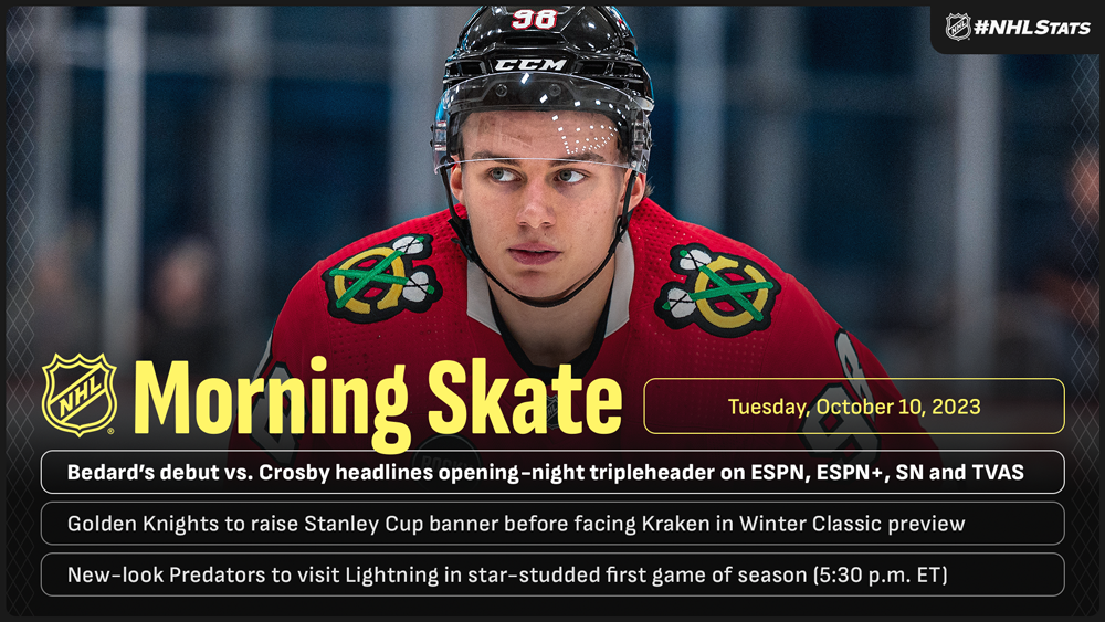 NHL Morning Skate: NHL Face-Off Edition – Oct. 10, 2023