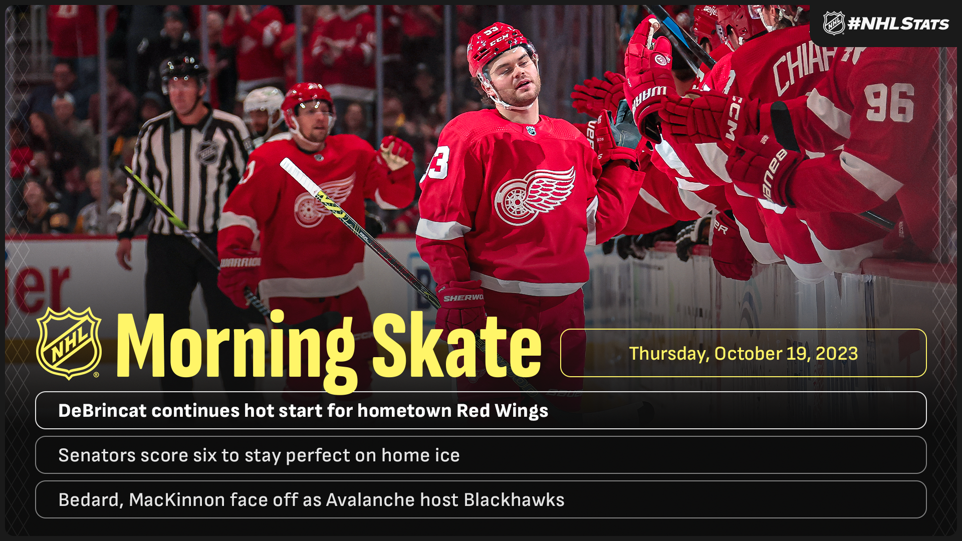 NHL Morning Skate – Oct. 19, 2023
