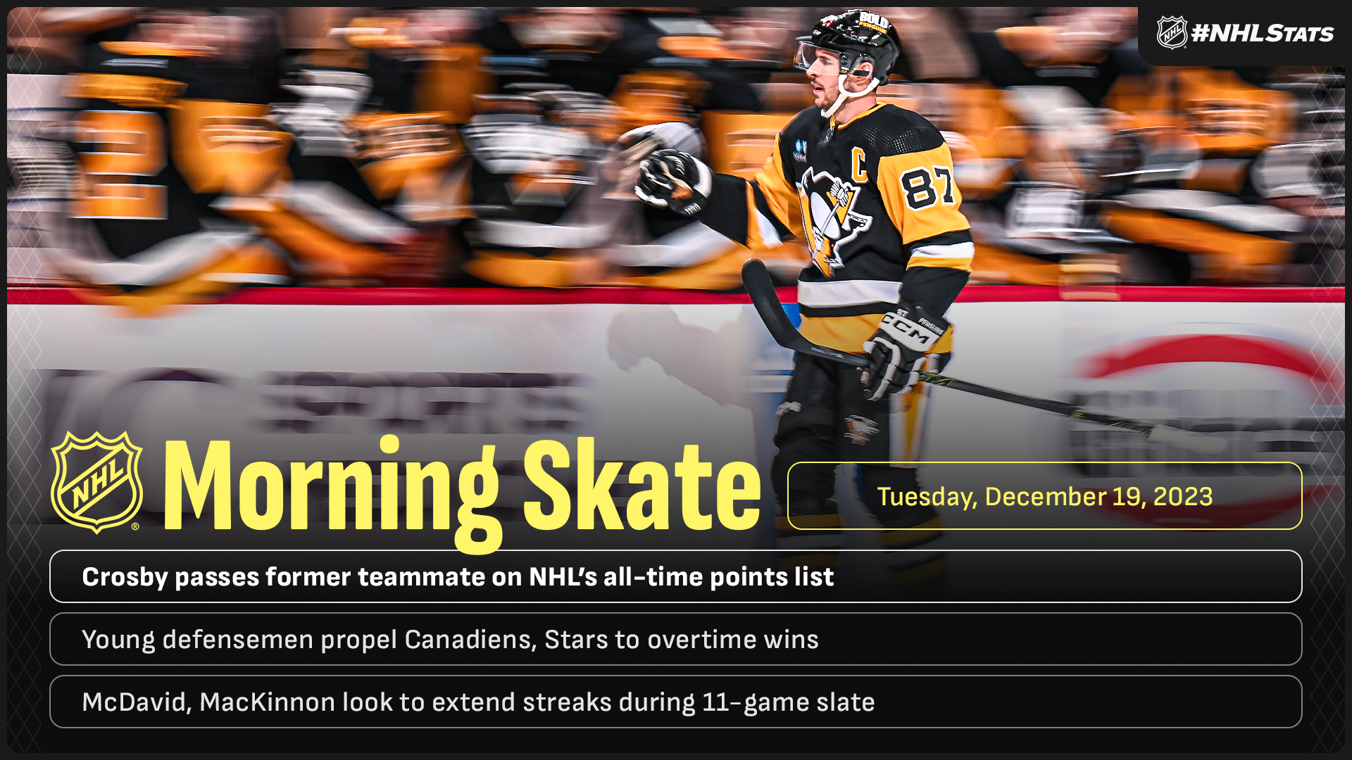 NHL Morning Skate – Dec. 19, 2023