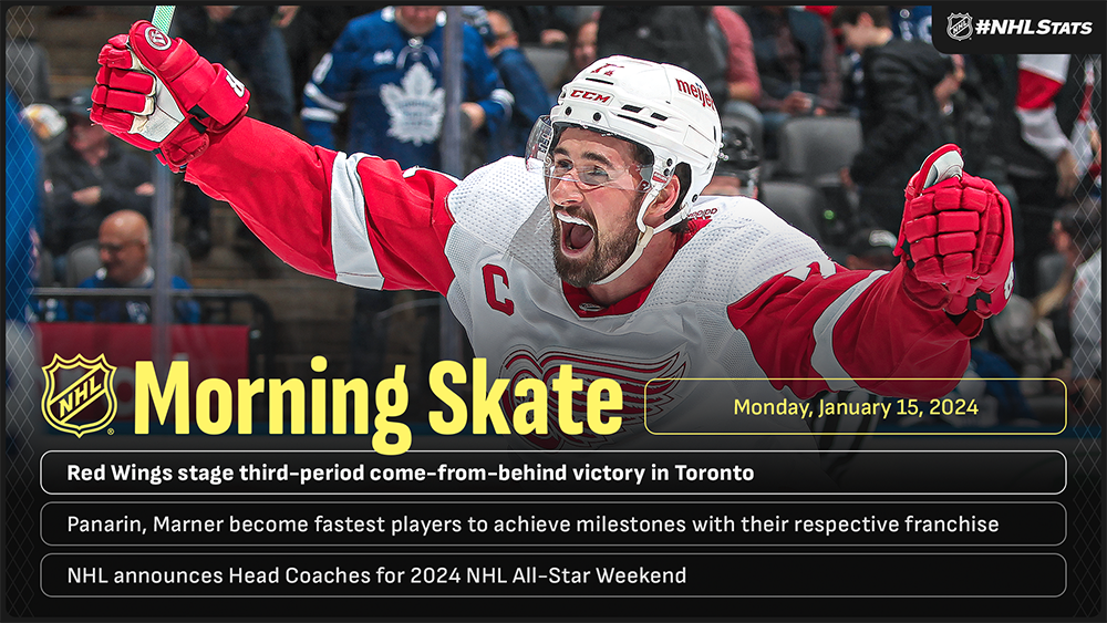NHL Morning Skate – Jan. 15, 2024
