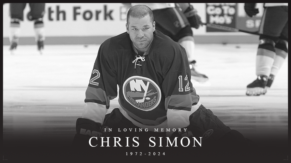 National Hockey League Statement on the Passing of Chris Simon
