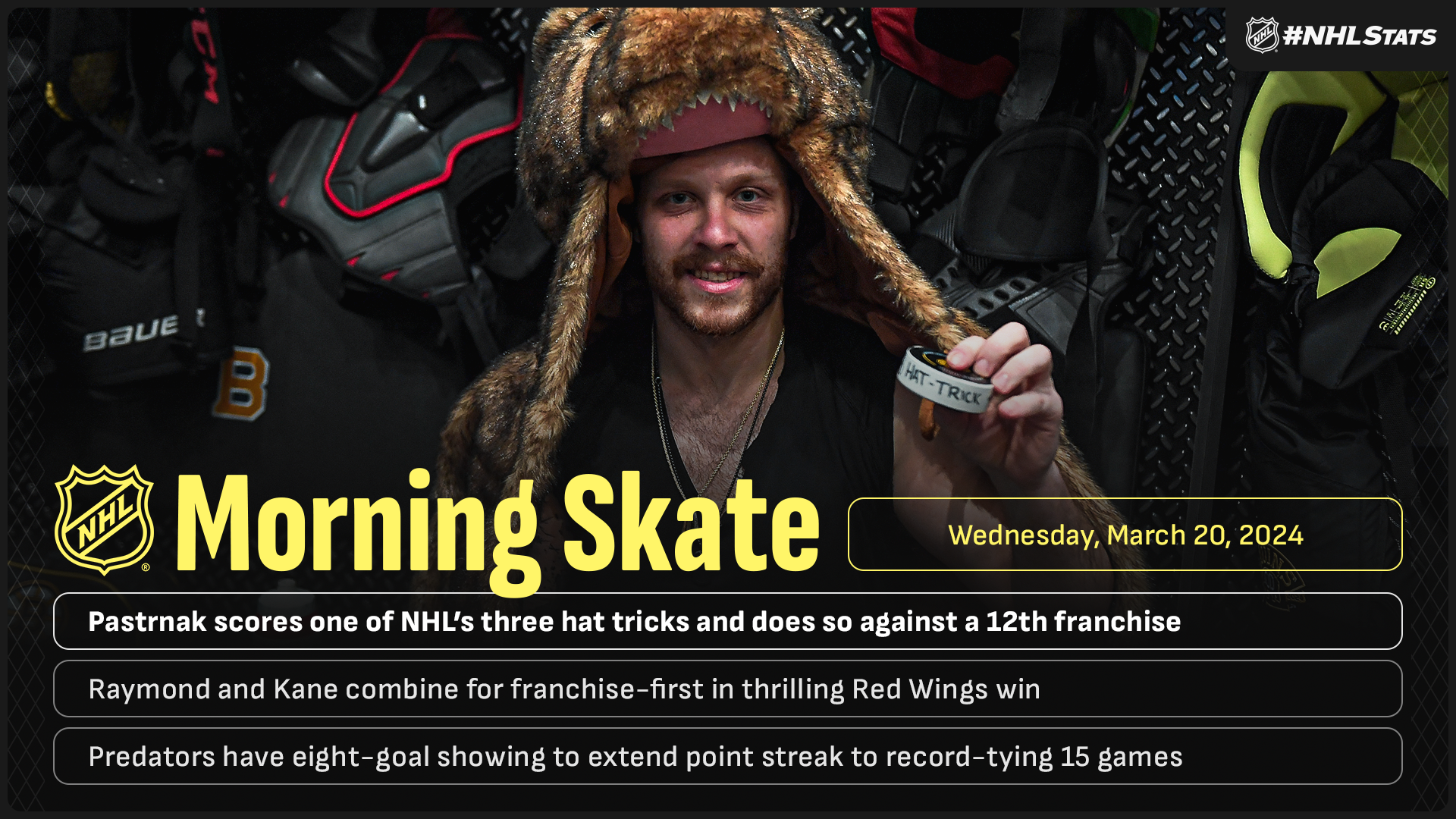 NHL Morning Skate – March 20, 2024
