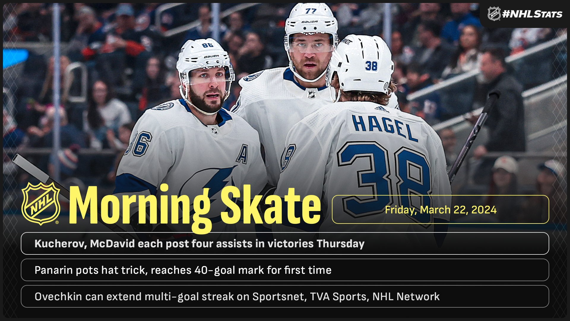 NHL Morning Skate – March 22, 2024