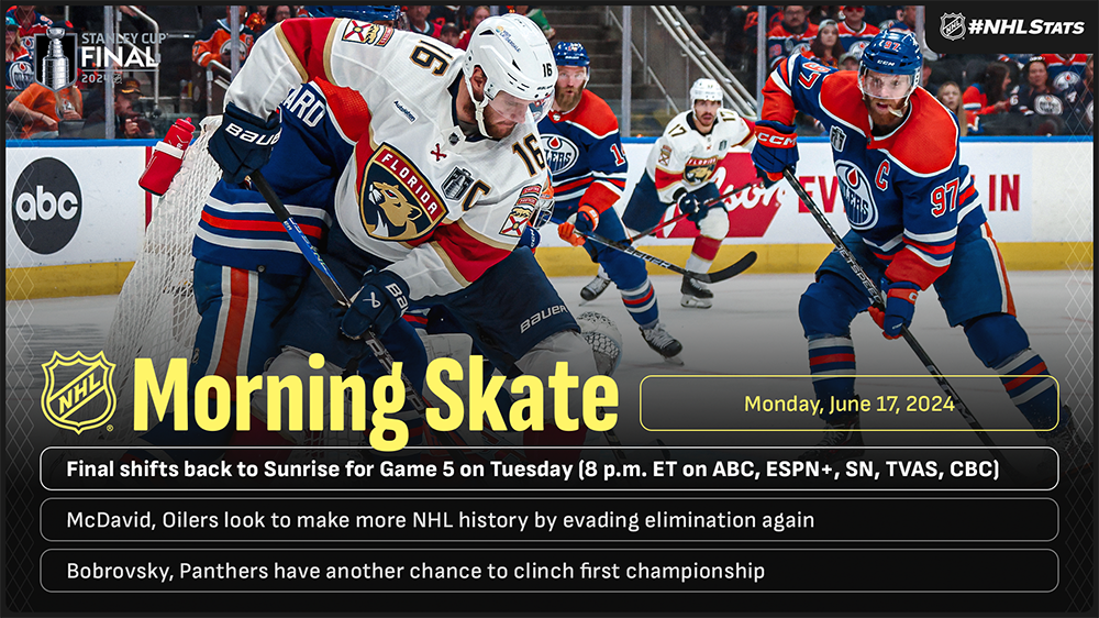 NHL Morning Skate: Stanley Cup Final Edition – June 17, 2024