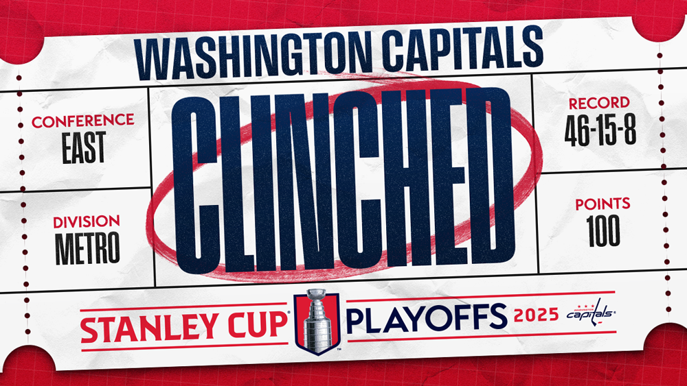 WSH 2025 Stanley Cup Playoffs Clinch