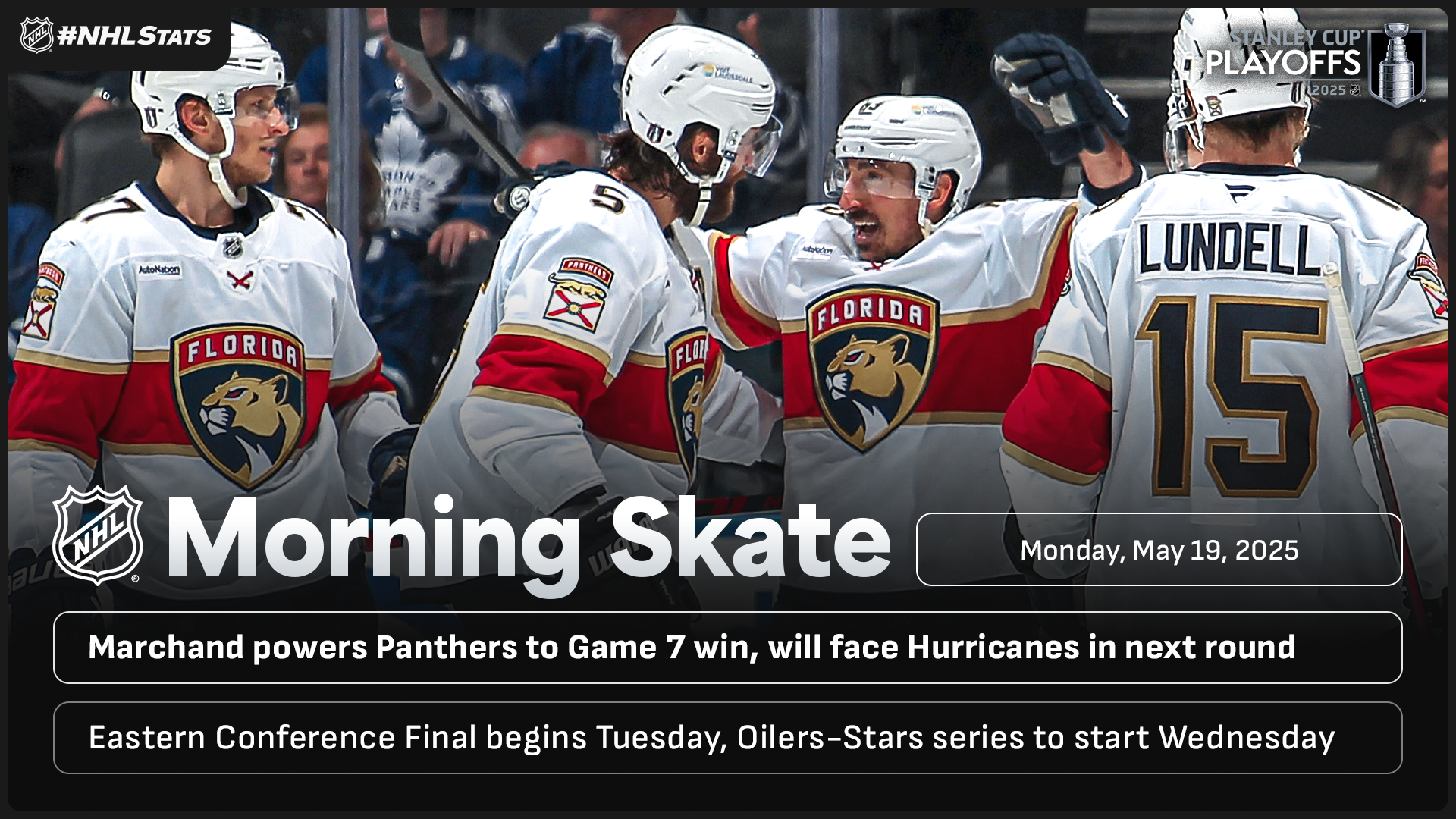 NHL Morning Skate: Stanley Cup Playoffs Edition – May 19, 2025