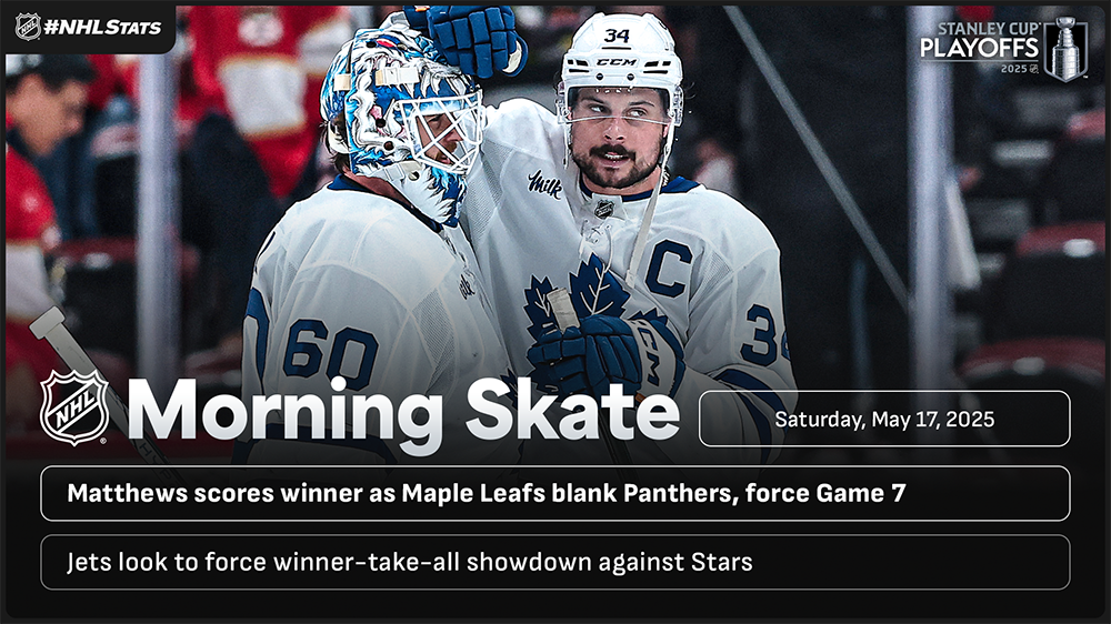 NHL Morning Skate: Stanley Cup Playoffs Edition – May 17, 2025