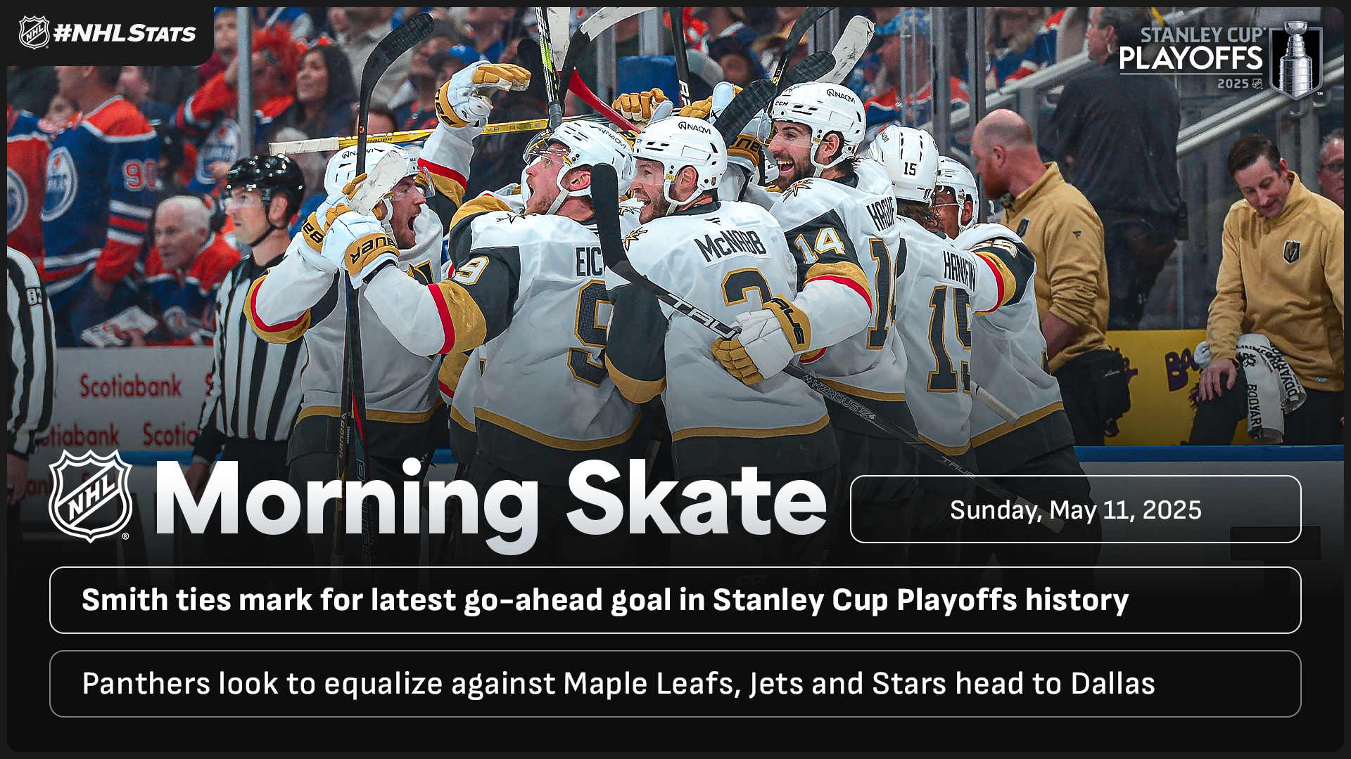 NHL Morning Skate: Stanley Cup Playoffs Edition – May 11, 2025