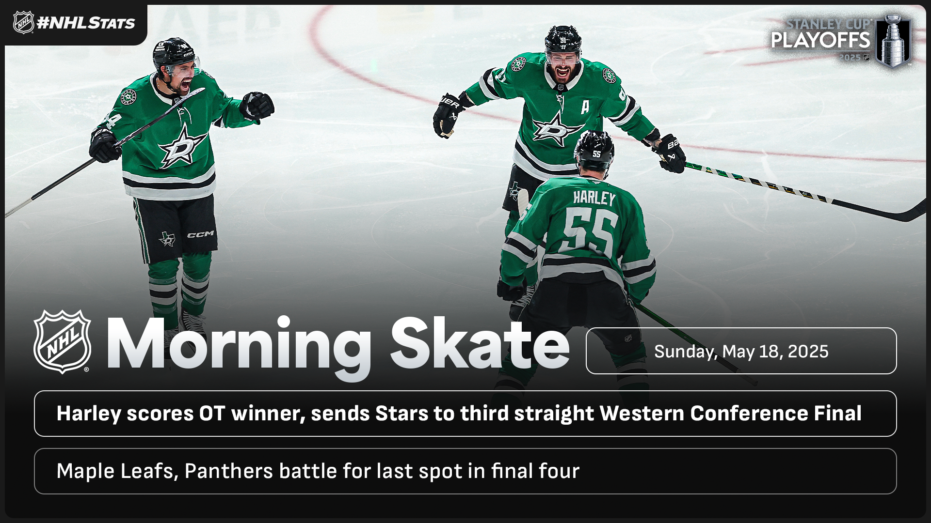 NHL Morning Skate: Stanley Cup Playoffs Edition – May 18, 2025