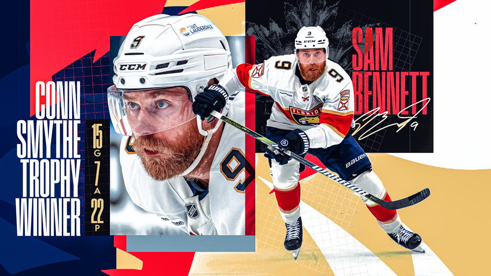 #NHLStats Pack: Panthers forward Sam Bennett Selected as Conn Smythe Trophy Winner
