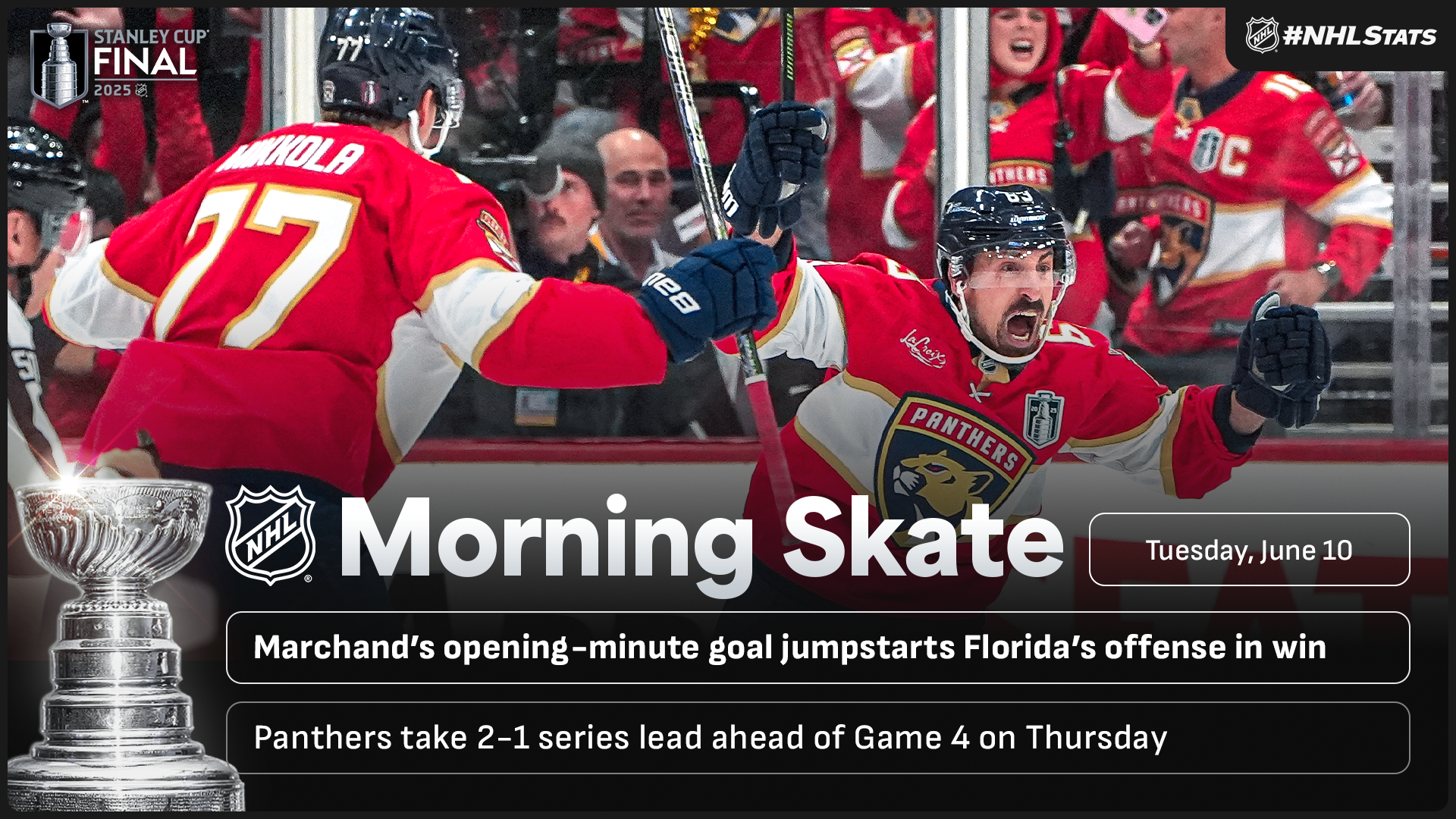 NHL Morning Skate: Stanley Cup Final Edition – June 10, 2025
