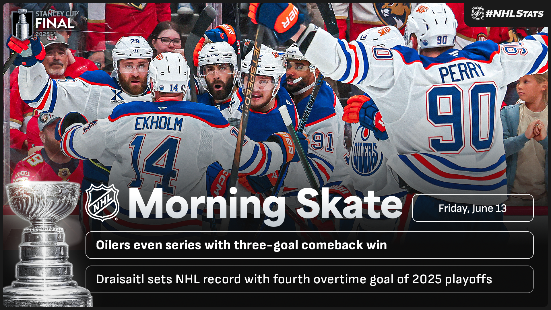 NHL Morning Skate: Stanley Cup Final Edition – June 13, 2025
