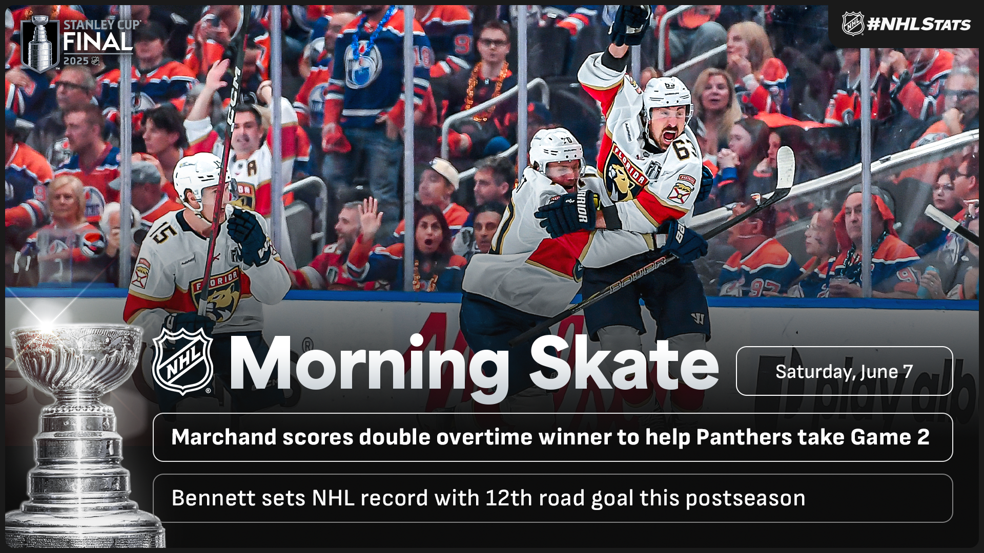 NHL Morning Skate: Stanley Cup Final Edition – June 7, 2025