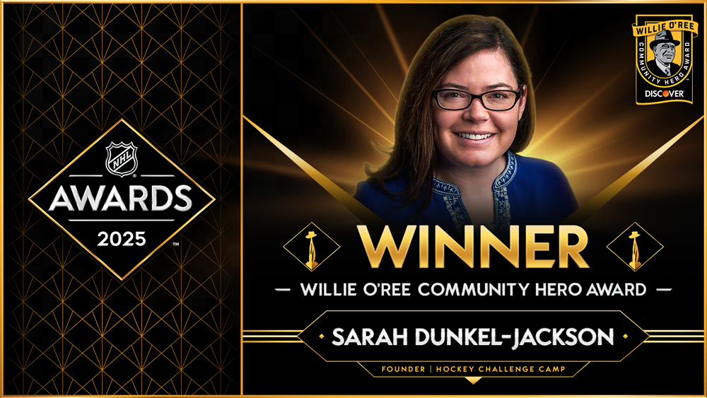 Willie O'Ree Community Hero Award U.S. Discover Sarah Dunkel-Jackson