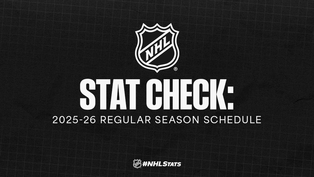 Stat Check: 2025-26 Regular Season Schedule